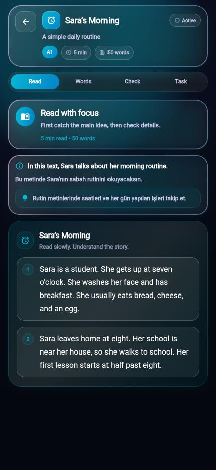 Reading · Speakery